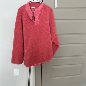 QUATER ZIP FLUFF SWEATER
